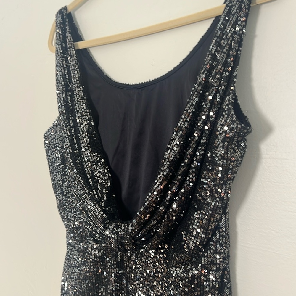 Jennifer Lopez Women’s Black Sequin Dress 6 - Picture 6 of 15